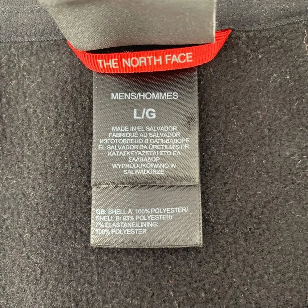 The North Face Men's Pullover Sweatshirt 1/4 Zip‎ Black Size Large